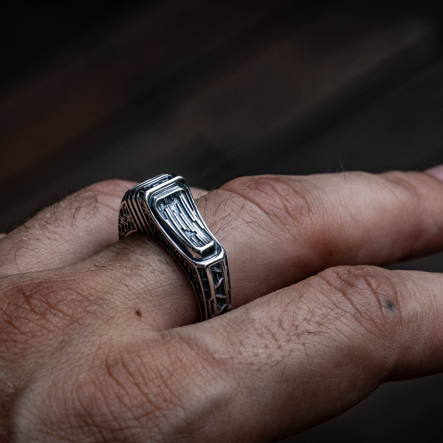 Silver Titan Ring