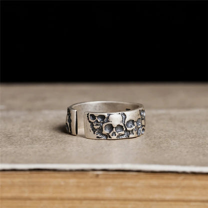 Silver Skulls Ring