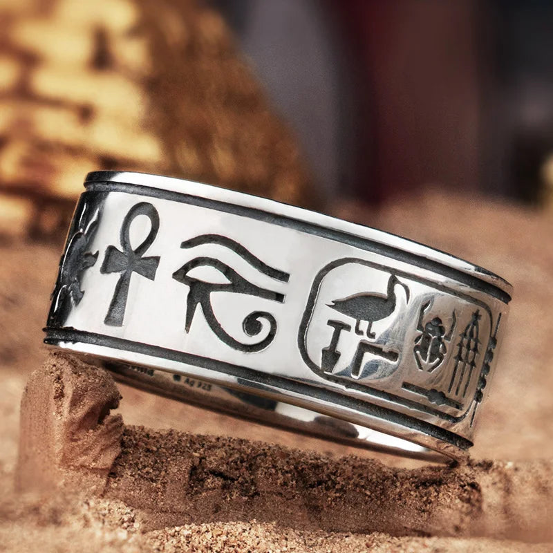 Hieroglyphs Ring