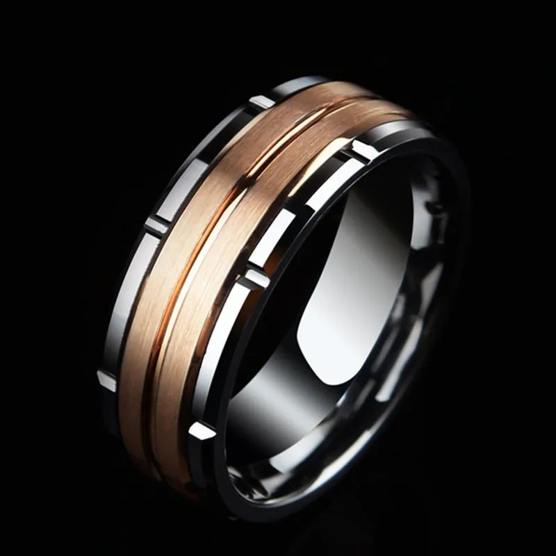 Diamond Tungsten Ring - Empire of the Gods