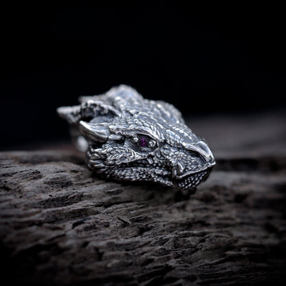 Silver Dragon Necklace