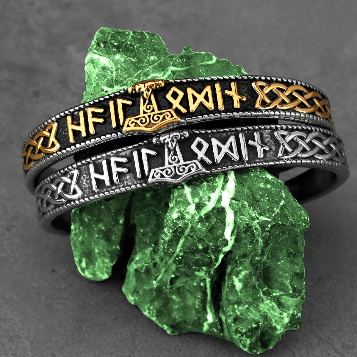 Rune Cuff Bracelets