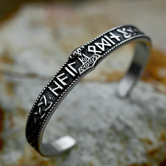 Runic Cuff Bracelet