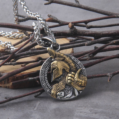 925S Spartan Warrior Necklace - Empire of the Gods