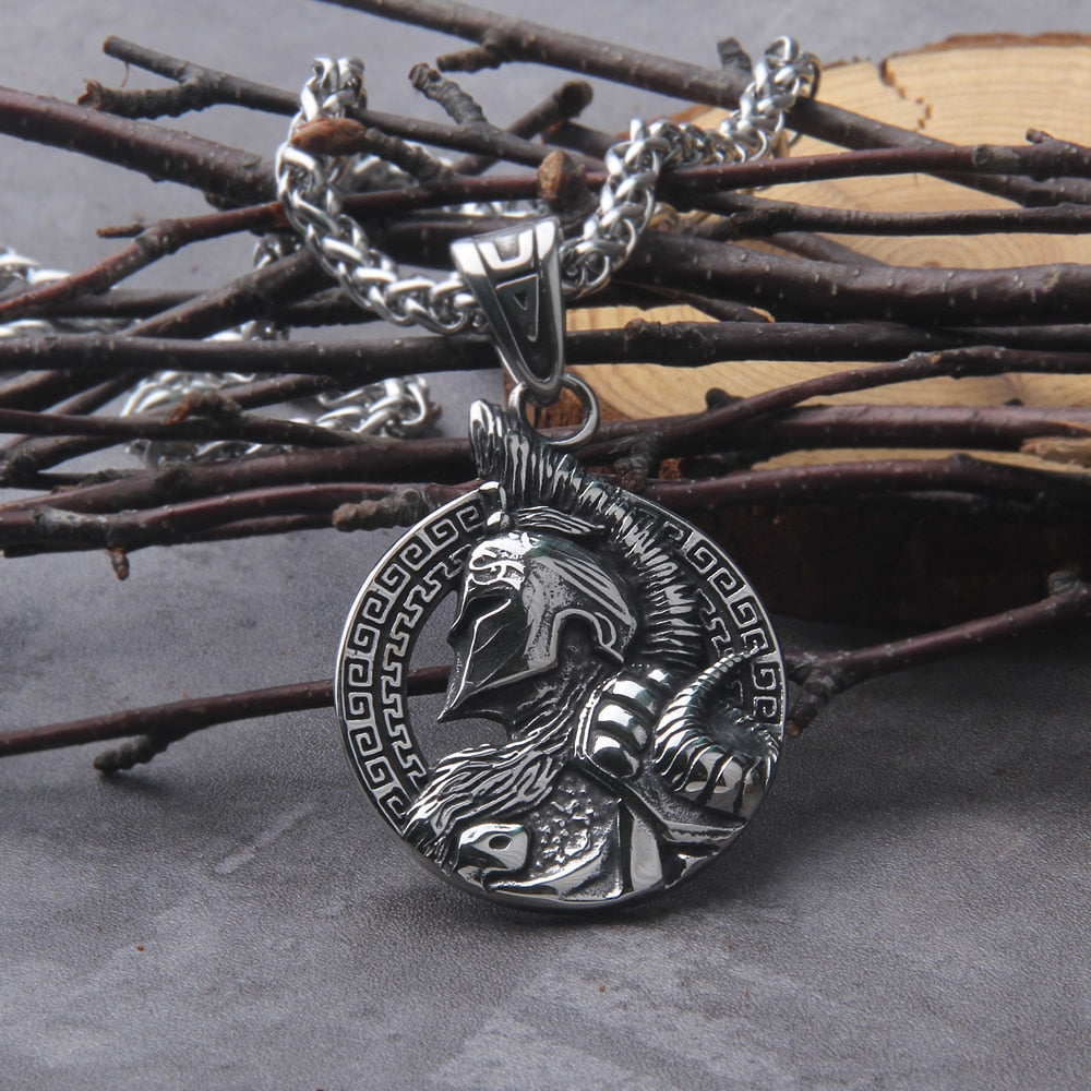 925S Spartan Warrior Necklace - Empire of the Gods