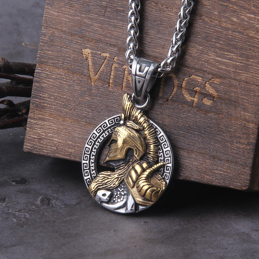 925S Spartan Warrior Necklace - Empire of the Gods