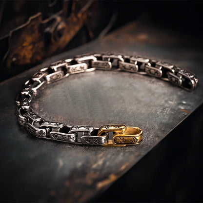 Runic Chain Bracelet