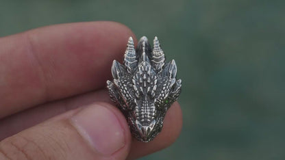 Silver Dragon Necklace