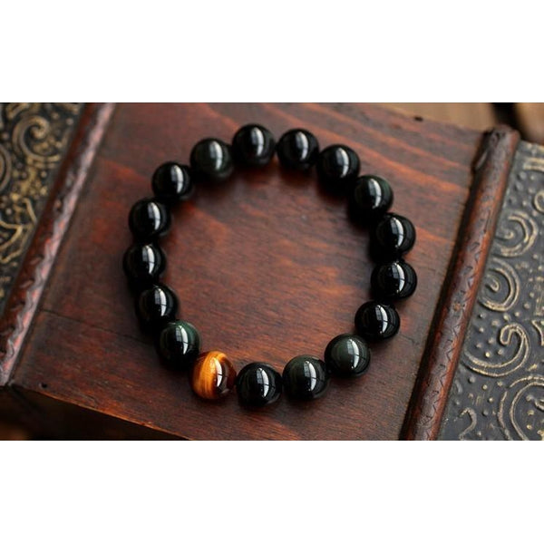 Onyx & Tiger Eye Bracelet - Empire of the Gods