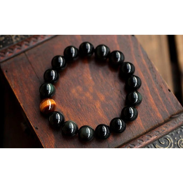 Onyx & Tiger Eye Bracelet - Empire of the Gods