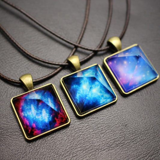 Glowing Stardust Crystals Pendant Necklaces - Empire of the Gods