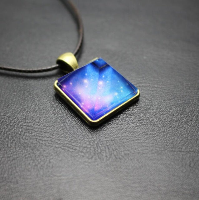 Glowing Stardust Crystals Pendant Necklaces - Empire of the Gods