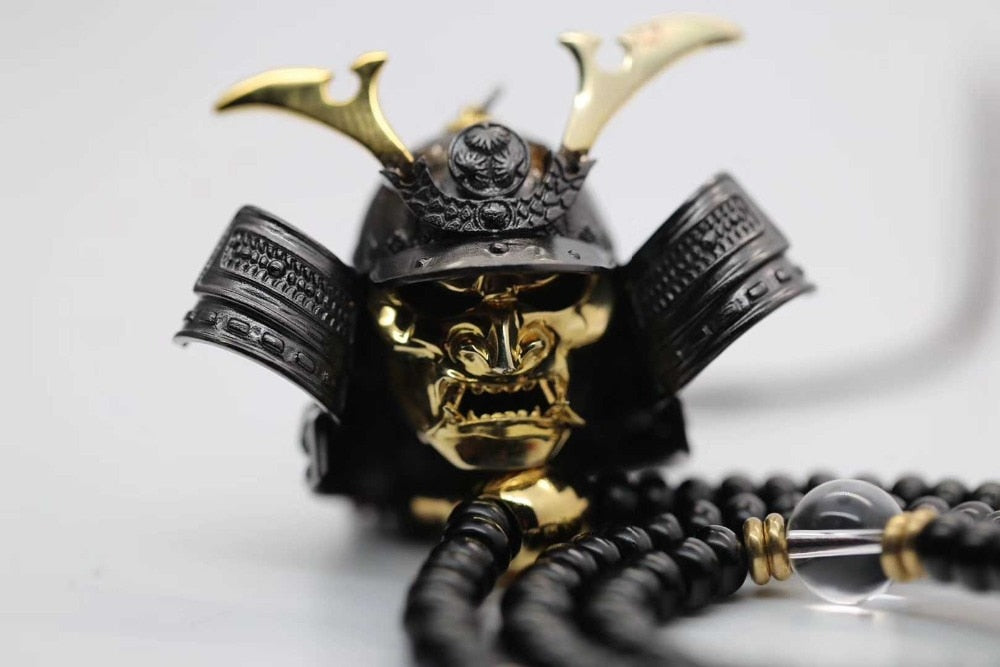 925 Sterling Silver Samurai Necklace - Empire of the Gods