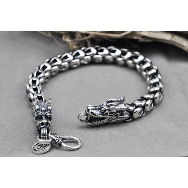 Designer's Handmade Dragon Bracelet Sterling Silver | eBay