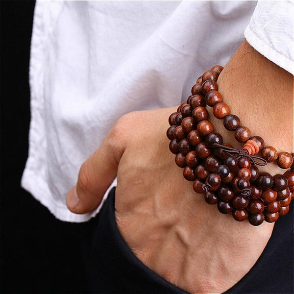 Tibetan Redwood Bracelet - Empire of the Gods