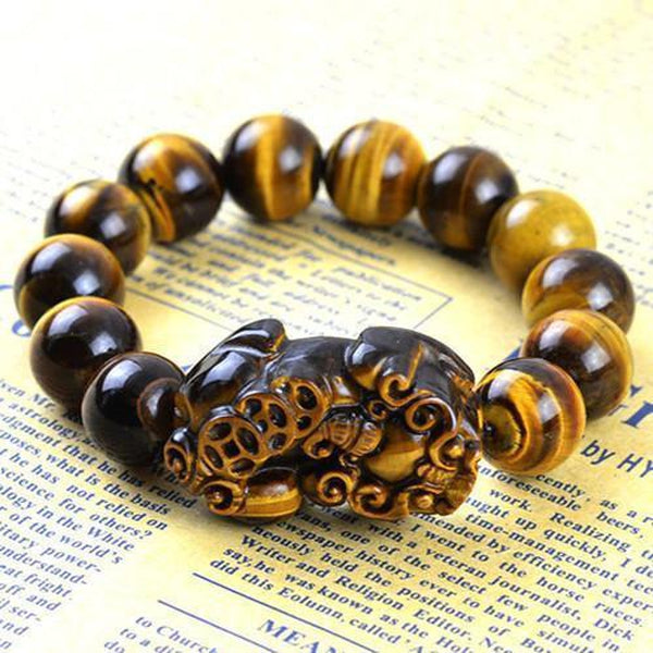 Tiger Eye Foo Dog Bracelet - Empire of the Gods