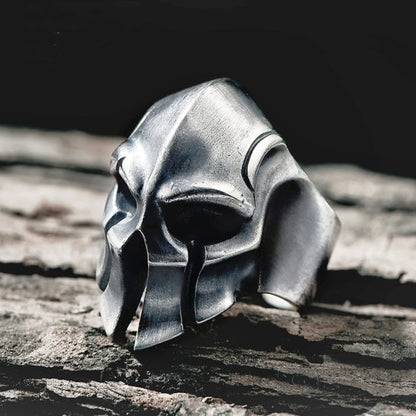 Evil Spartan Mask Ring - Empire of the Gods