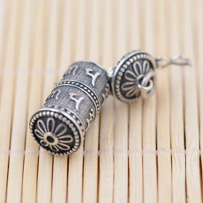 Buddhist Prayer Wheel Necklace - Empire of the Gods