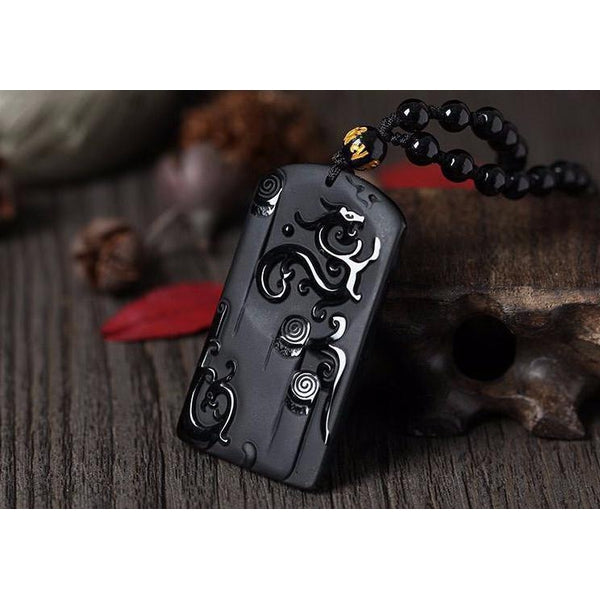 Obsidian Ryujin Necklace - Empire of the Gods