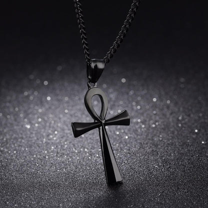 Mystic Ankh Cross Pendant Necklace - Empire of the Gods