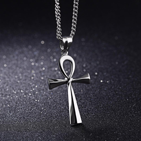 Mystic Ankh Cross Pendant Necklace - Empire of the Gods