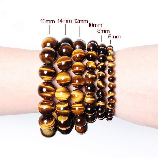 Tiger Eye Beads Bracelet - Empire of the Gods