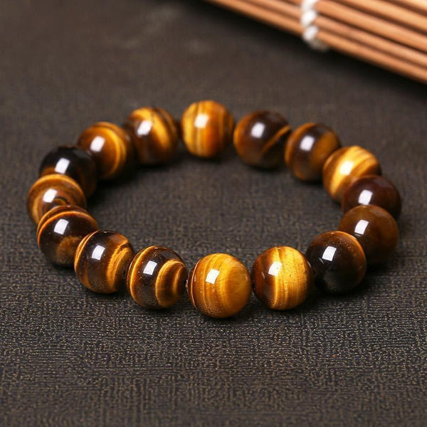 Tiger Eye Beads Bracelet - Empire of the Gods