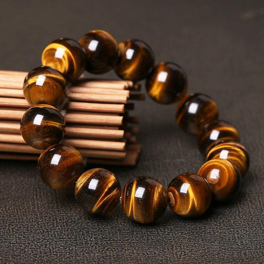 Tiger Eye Beads Bracelet - Empire of the Gods