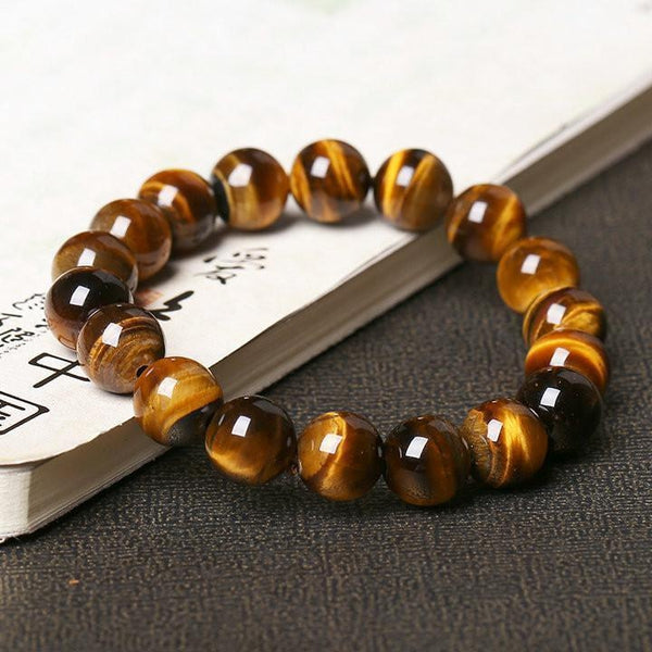 Tiger Eye Beads Bracelet - Empire of the Gods