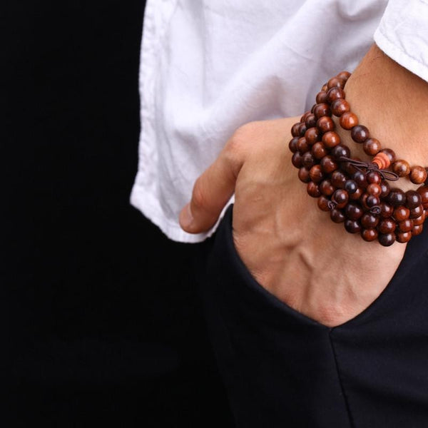 Tibetan Redwood Bracelet - Empire of the Gods