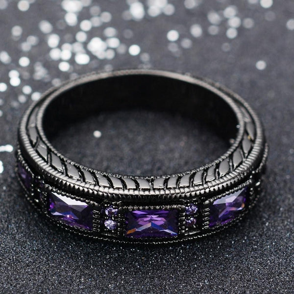 Elegant Amethyst Ring - Empire of the Gods