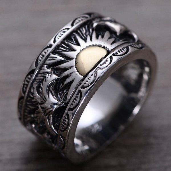 925 Sterling Silver Sunrise Ring - Empire of the Gods