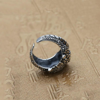 925 Sterling Silver Snake Ring - Empire of the Gods