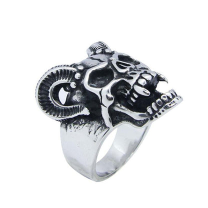 Evil Damn Skull Ring - Empire of the Gods