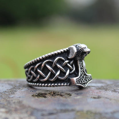 Bear Mjolnir Ring - Empire of the Gods