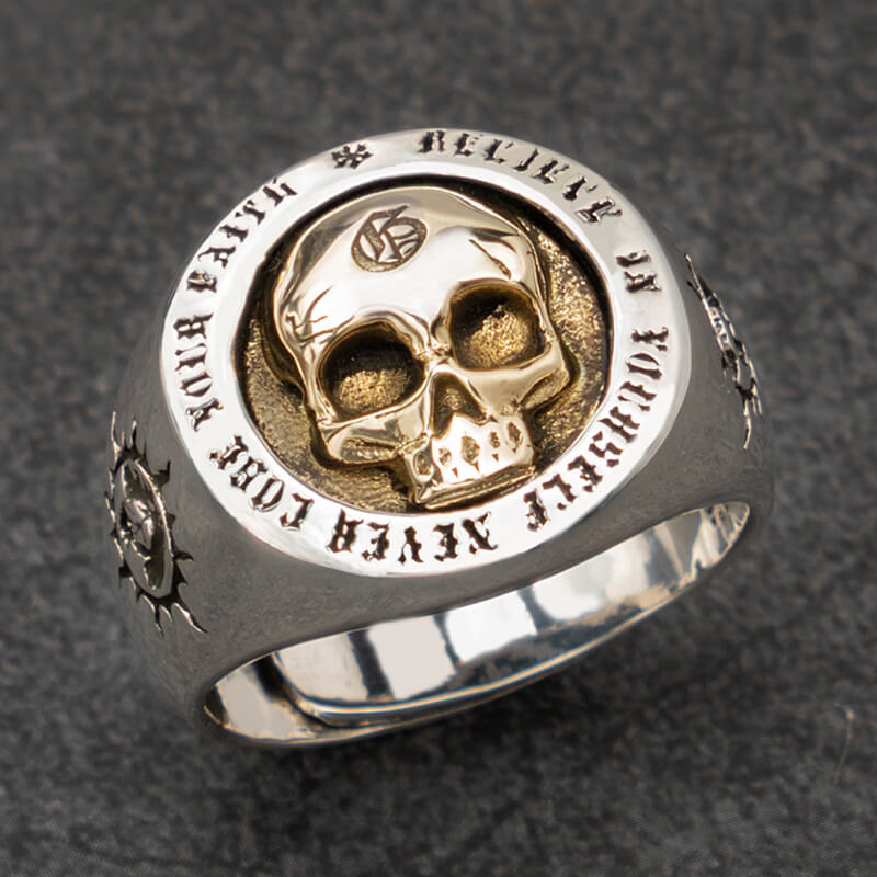 Templar Skull Ring - Empire of the Gods