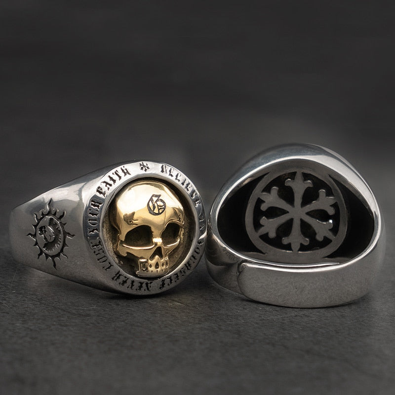 Templar Skull Ring - Empire of the Gods