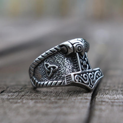 Owl Mjolnir Ring - Empire of the Gods